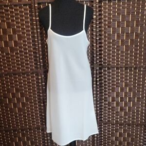 Molly Bracken Classic White Slip Dress